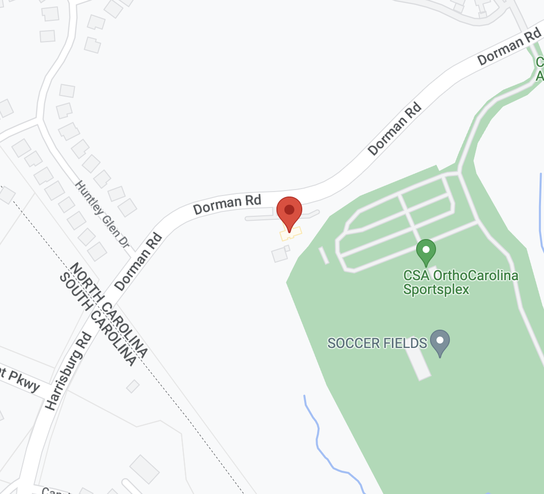 Map to Denner Chiropractic & Performance  in Charlotte, North Carolina