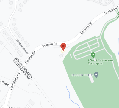 Map to Denner Chiropractic & Performance  in Charlotte, North Carolina